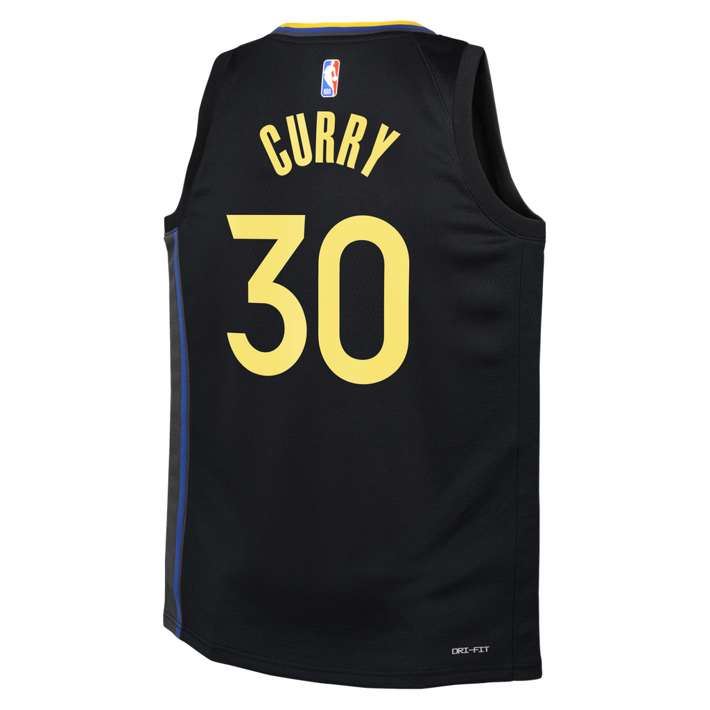 Stephen Curry Golden State Warriors Jordan Brand Youth Swingman Player Jersey - Statement Edition - Black | NBA Fan Gear