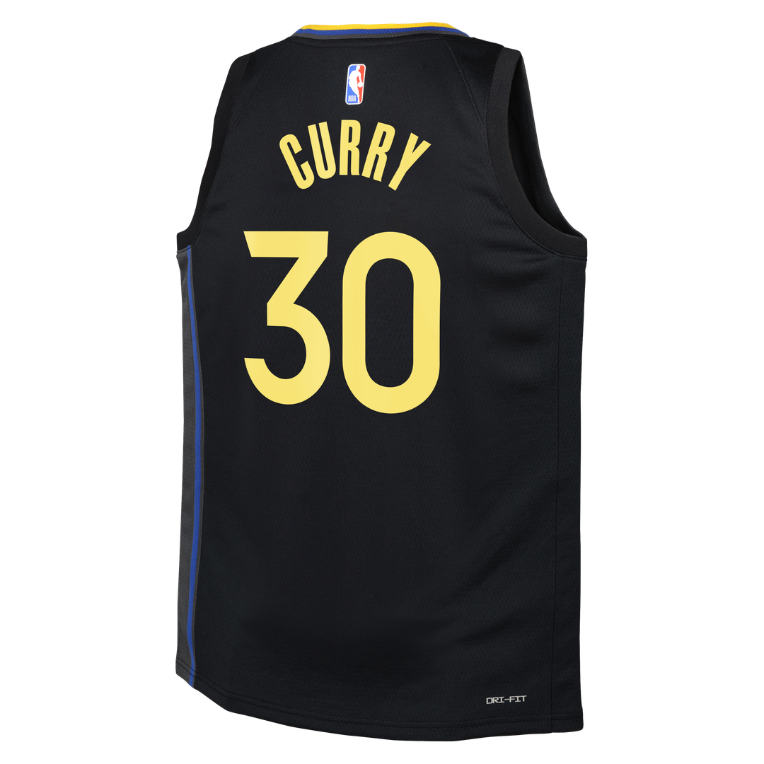 Stephen Curry Golden State Warriors Jordan Brand Youth Swingman Player Jersey - Statement Edition - Black | NBA Fan Gear
