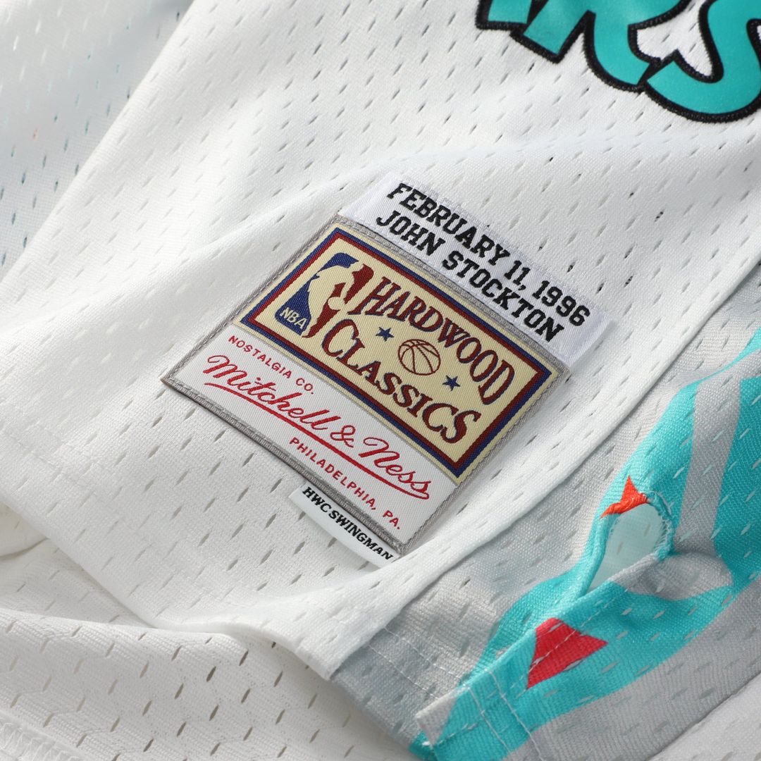 John Stockton 1996 NBA All-Star Game Mitchell & Ness Youth Hardwood Classics Swingman Jersey - White | Fan Gear