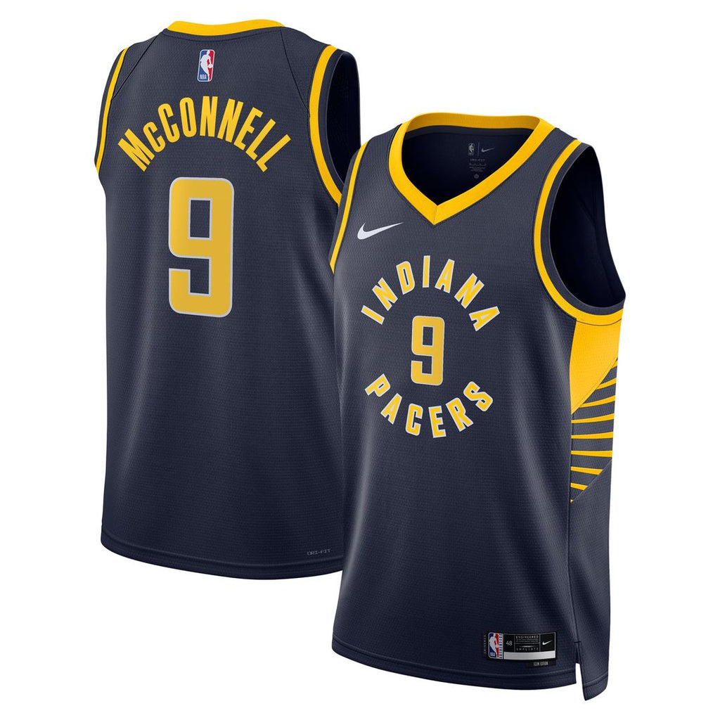 T.J. McConnell Indiana Pacers Nike Unisex Swingman Replica Jersey - Icon Edition - Navy | NBA Fan Gear