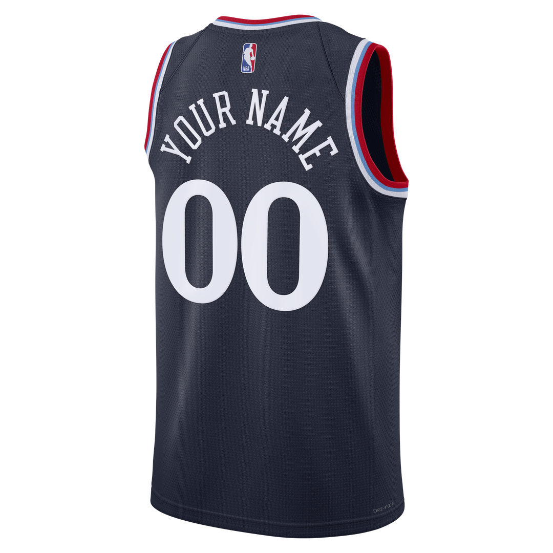 LA Clippers Nike Unisex Swingman Custom Jersey - Icon Edition - Navy | NBA Fan Gear