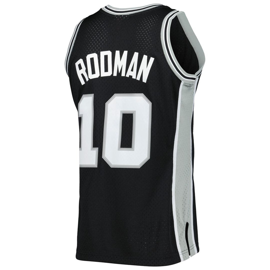 Dennis Rodman San Antonio Spurs Mitchell & Ness 1993/ 94 Hardwood Classics Swingman Jersey - Black | NBA Fan Gear