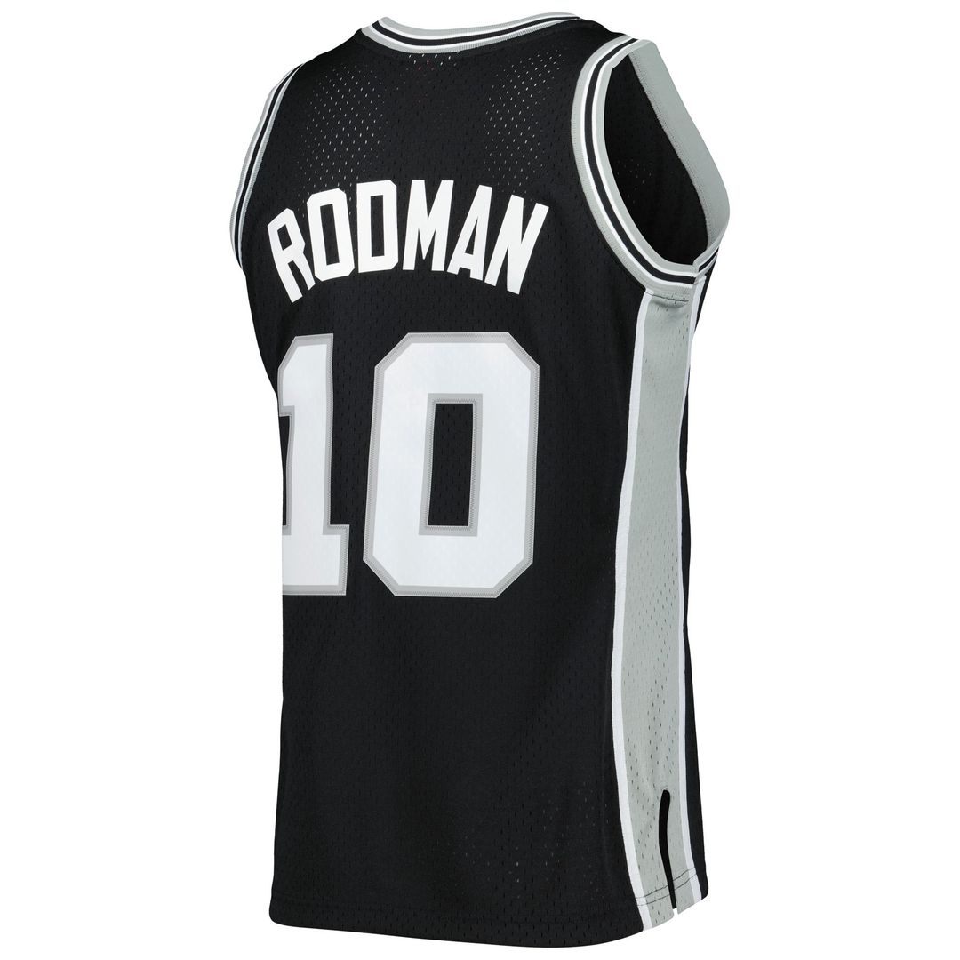Dennis Rodman San Antonio Spurs Mitchell & Ness 1993/ 94 Hardwood Classics Swingman Jersey - Black | NBA Fan Gear