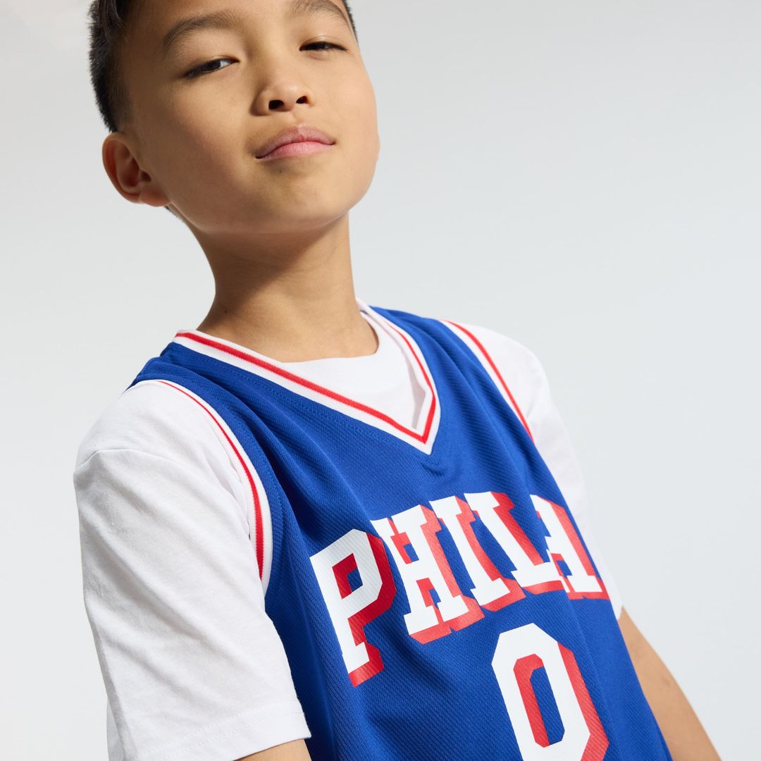 Tyrese Maxey Philadelphia 76ers Fanatics Youth Fast Break Replica Player Jersey - Icon Edition - Royal | NBA Fan Gear