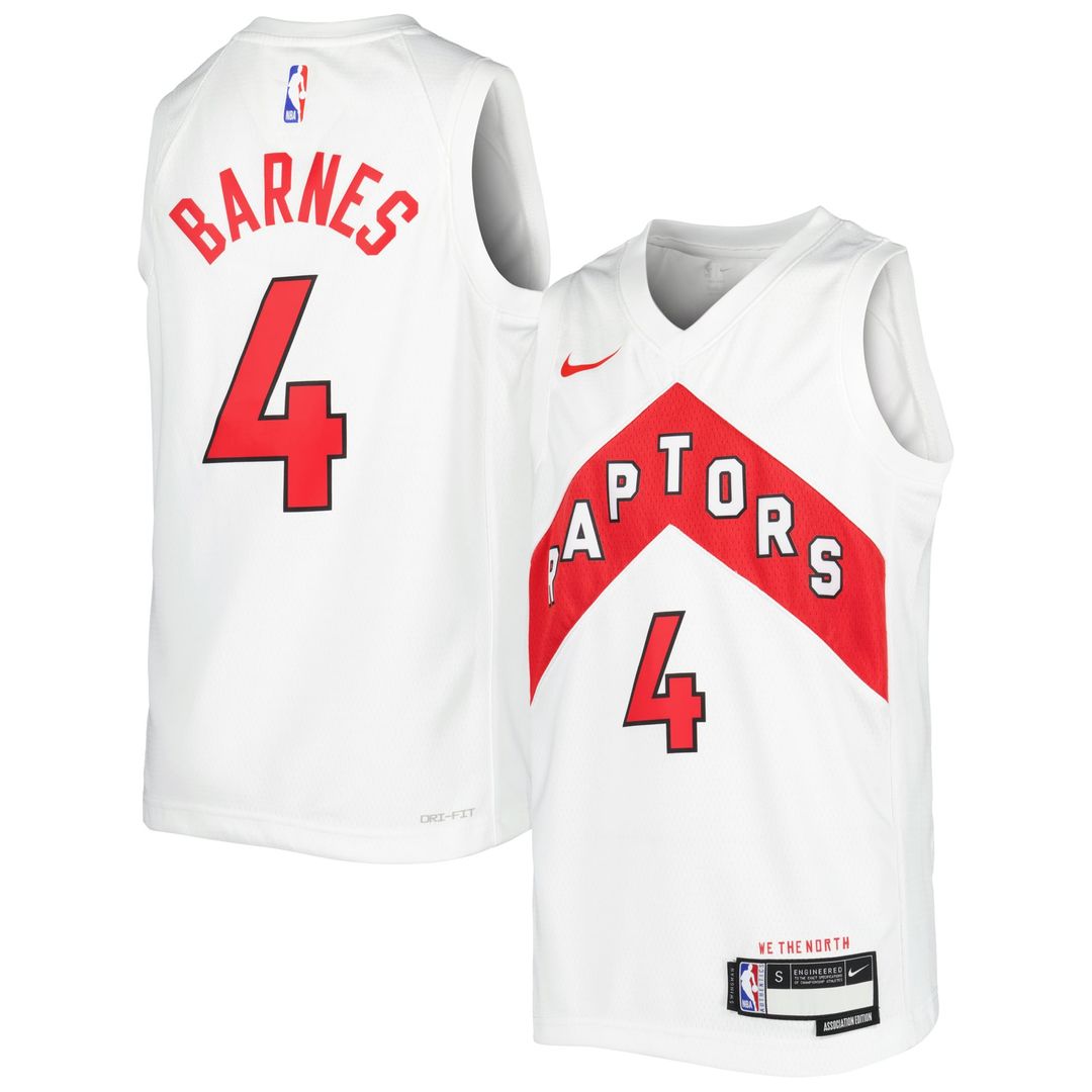 Scottie Barnes Toronto Raptors Nike Youth Swingman Jersey - Icon Edition - Red | NBA Fan Gear