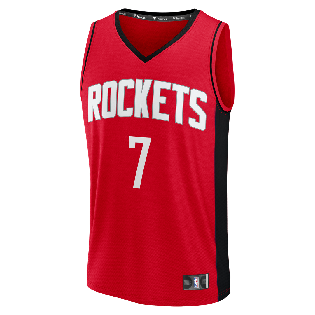 Kevin Durant Houston Rockets Fanatics Youth Fast Break Jersey - Icon Edition - Red | NBA Fan Gear