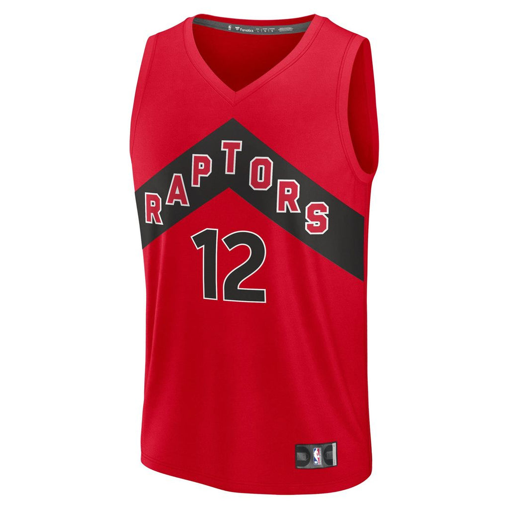 Collin Murray-Boyles Toronto Raptors Fanatics 2025 NBA Draft First Round Pick Fast Break Replica Jersey - Icon Edition - Red | Fan Gear
