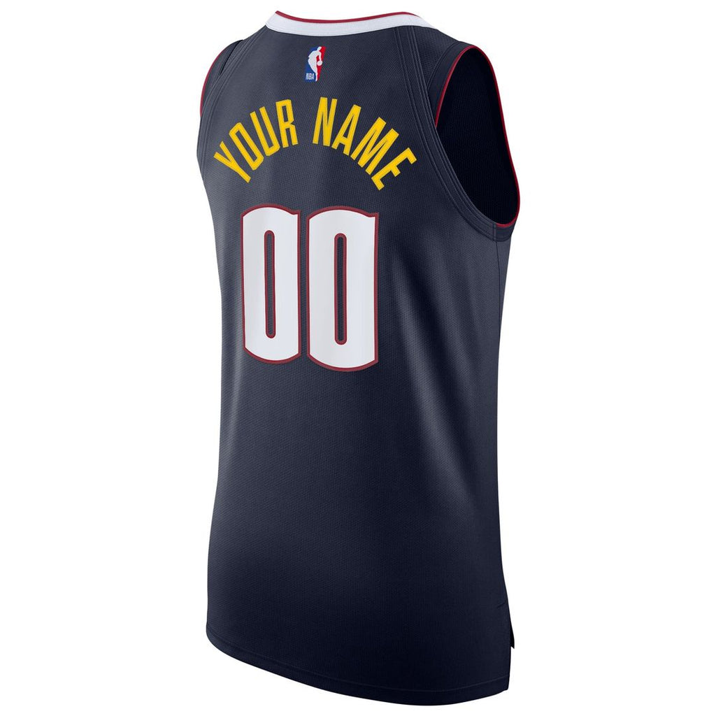 Denver Nuggets Nike 2020/ 21 Authentic Custom Jersey Navy - Icon Edition | NBA Fan Gear