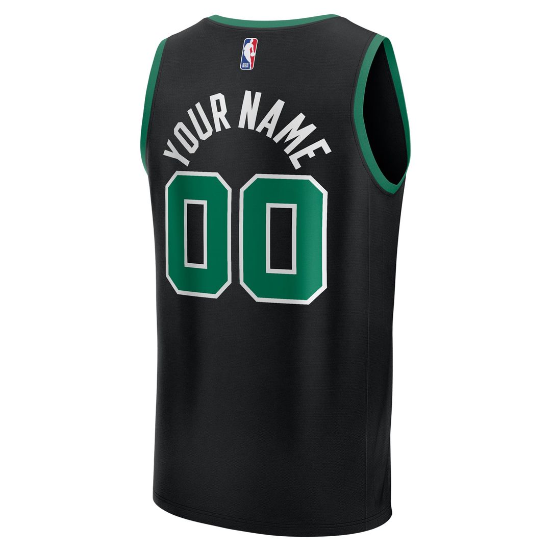 Boston Celtics Fanatics Fast Break Custom Jersey - Association Edition - White | NBA Fan Gear