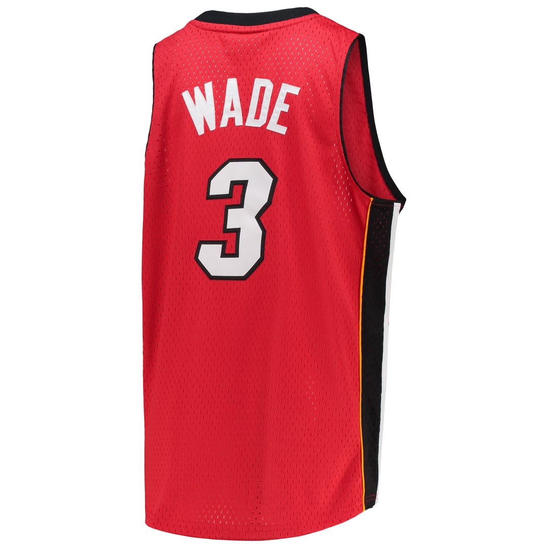 Dwyane Wade Miami Heat Mitchell & Ness Youth 2005/ 06 Hardwood Classics Swingman Jersey - Red | NBA Fan Gear