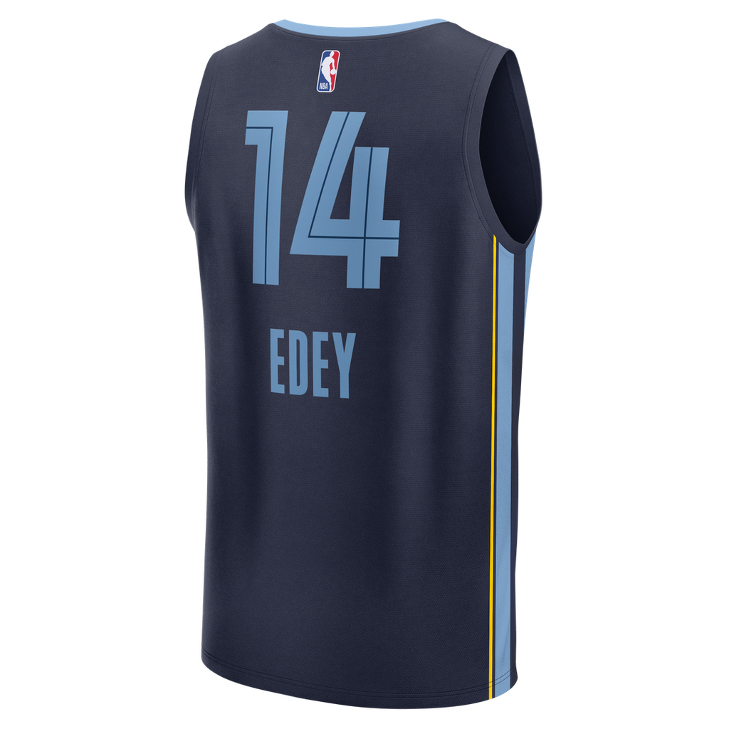 Zach Edey Memphis Grizzlies Fanatics Fast Break Replica Jersey - Icon Edition - Navy | NBA Fan Gear