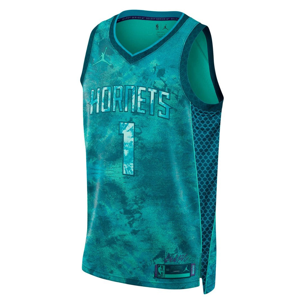 LaMelo Ball Charlotte Hornets Jordan Brand Unisex Select Series Swingman Jersey - Teal | NBA Fan Gear