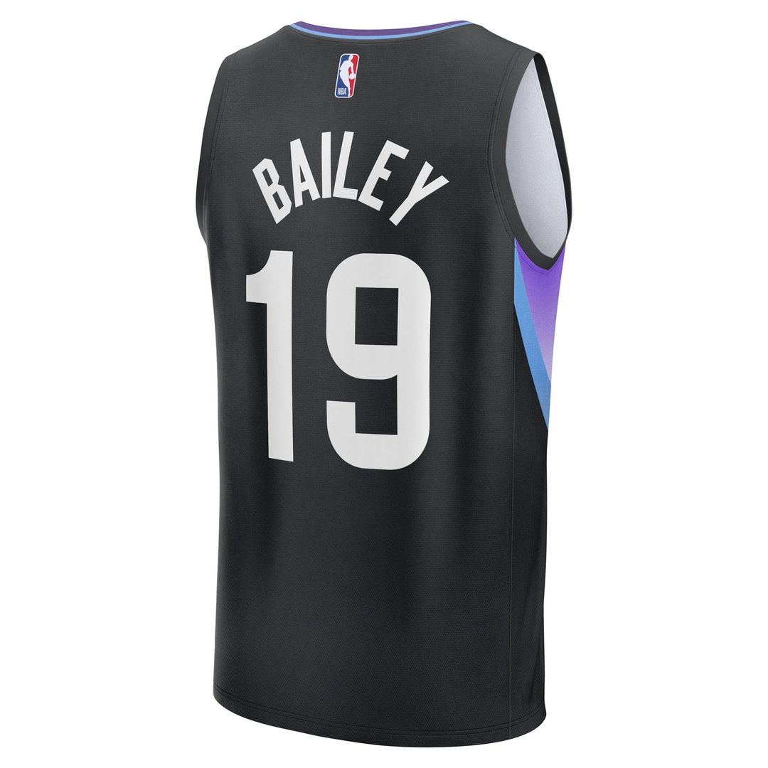 Ace Bailey Utah Jazz Fanatics 2025 NBA Draft First Round Pick Fast Break Replica Jersey - Statement Edition - Black | Fan Gear