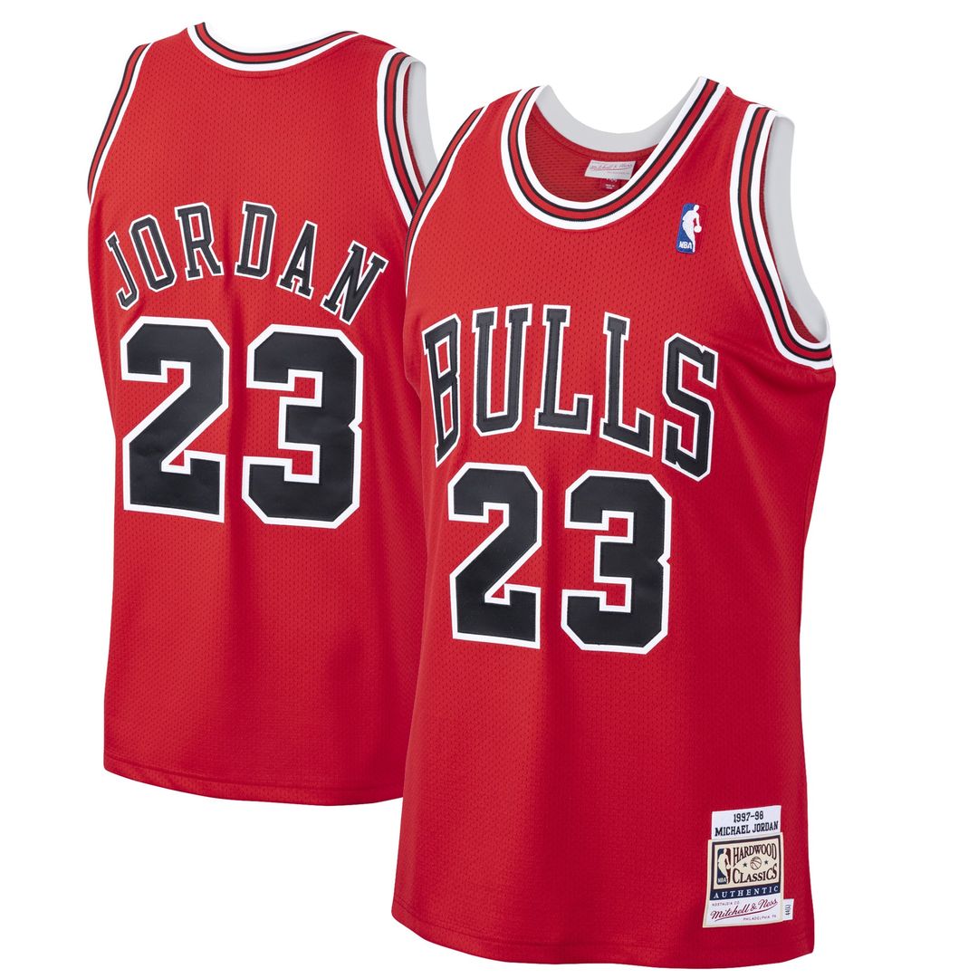 Michael Jordan Chicago Bulls Mitchell & Ness 1995/ 96 Hardwood Classics Authentic Jersey - Black | NBA Fan Gear