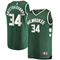 Giannis Antetokounmpo Milwaukee Bucks Fanatics Big & Tall Fast Break Player Jersey - Hunter Green - Icon Edition | NBA Fan Gear