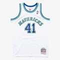 Dirk Nowitzki Dallas Mavericks Mitchell & Ness 1998-99 Hardwood Classics Swingman Jersey - White | NBA Fan Gear