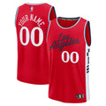 LA Clippers Fanatics Fast Break Custom Jersey - Statement Edition - Red | NBA Fan Gear