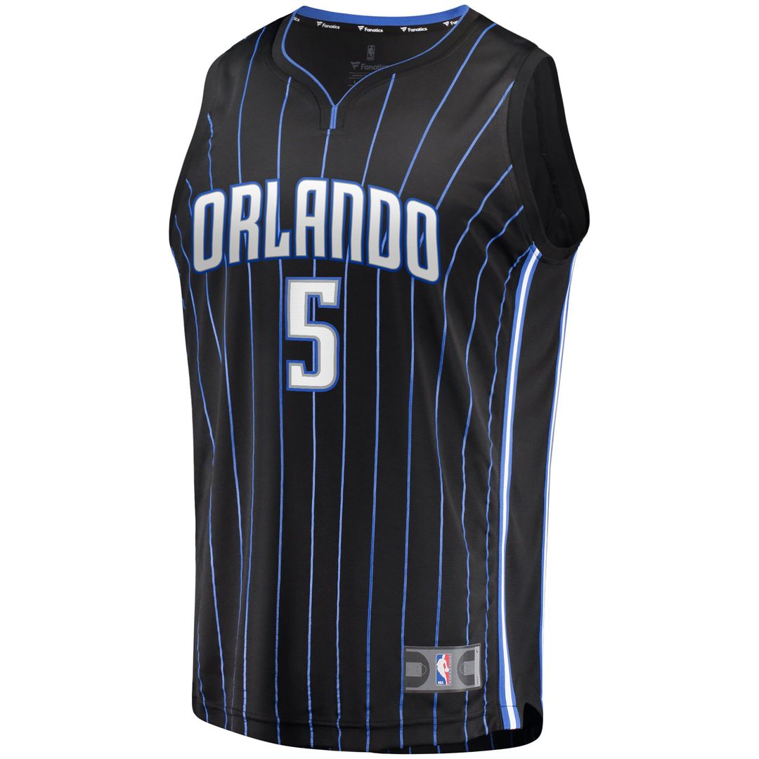 Paolo Banchero Orlando Magic Fanatics Youth Fast Break Player Jersey - Icon Edition - Black | NBA Fan Gear