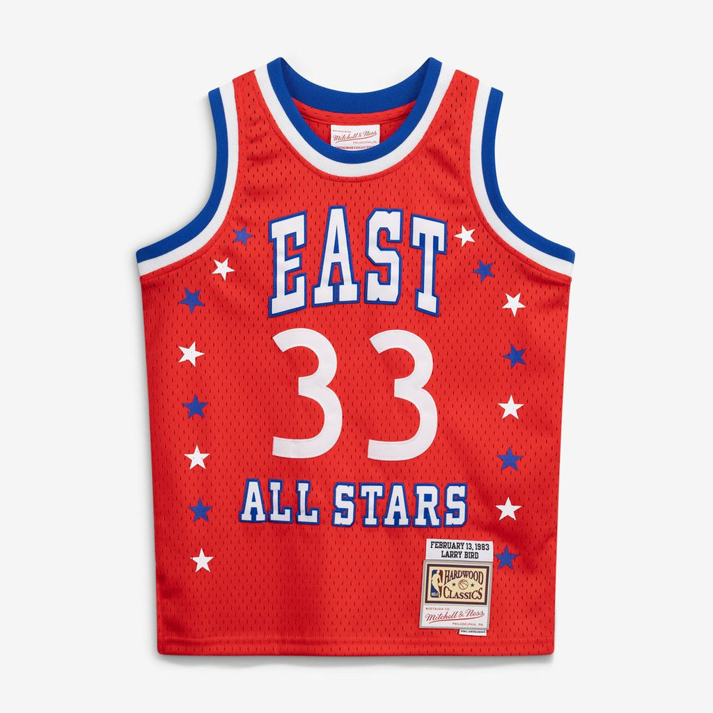 Larry Bird 1983 NBA All-Star Game Mitchell & Ness Youth Hardwood Classics Swingman Jersey - Red | Fan Gear