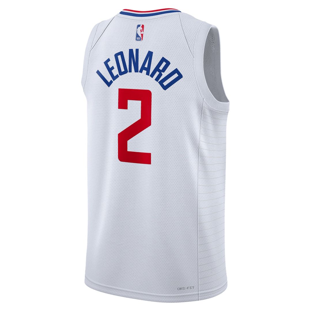 Kawhi Leonard LA Clippers Nike Unisex Swingman Jersey - Association Edition - White | NBA Fan Gear