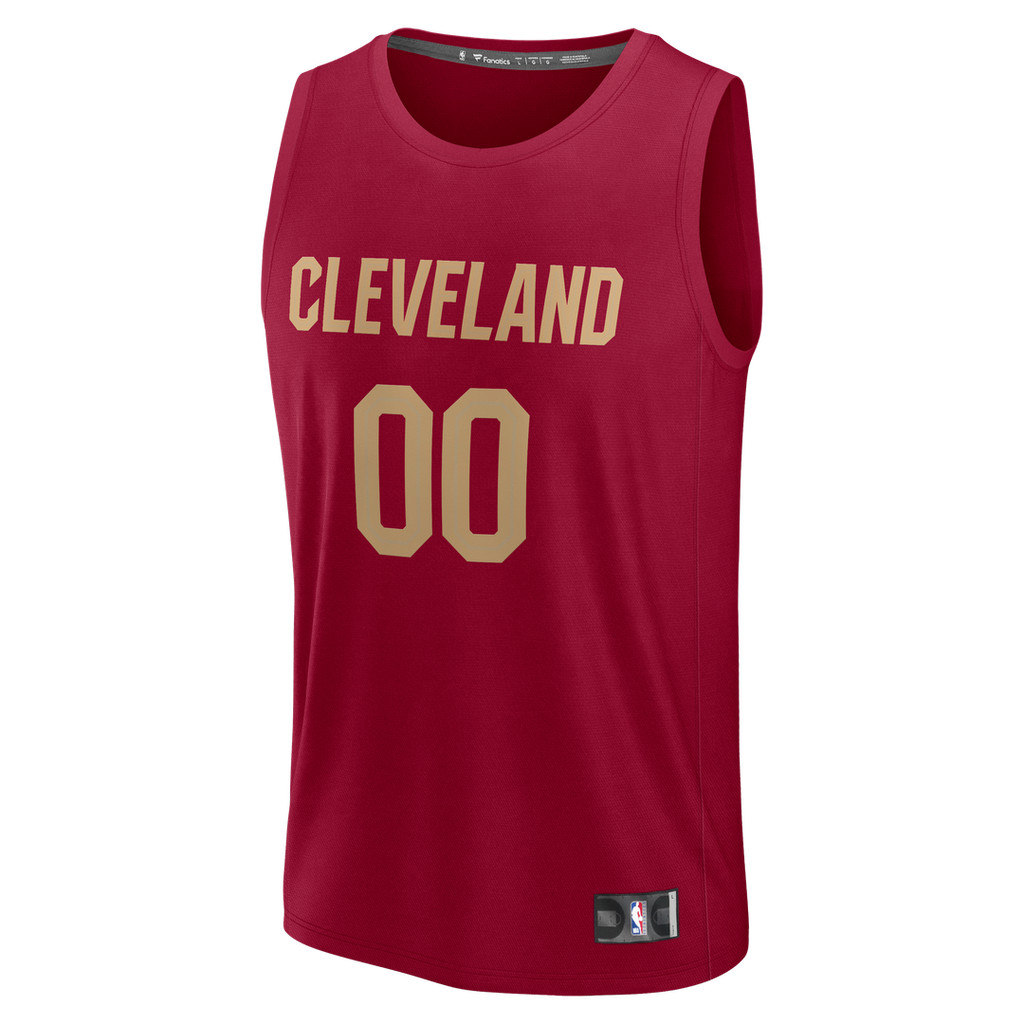 Cleveland Cavaliers Fanatics Youth Fastbreak Custom Jersey - Association Edition - White | NBA Fan Gear