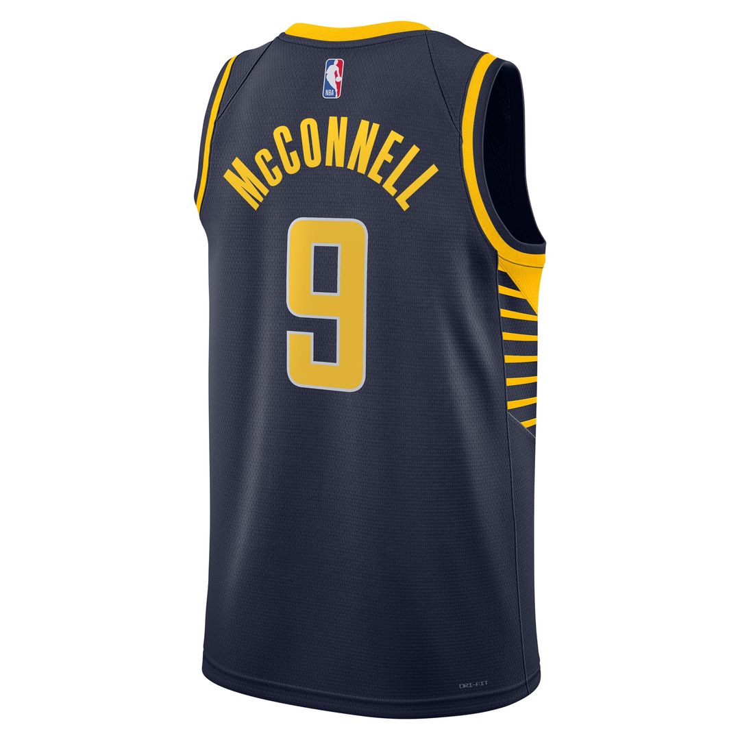 T.J. McConnell Indiana Pacers Nike Unisex Swingman Replica Jersey - Icon Edition - Navy | NBA Fan Gear