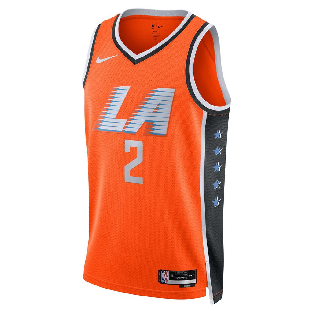 Kawhi Leonard LA Clippers Nike Unisex 2025/ 26 Swingman Jersey - Orange - City Edition | NBA Fan Gear