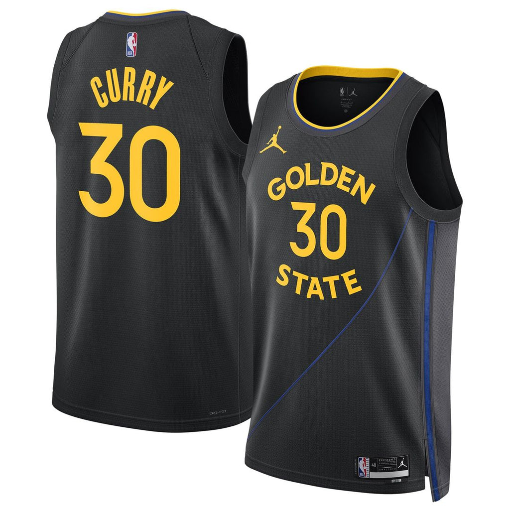 Stephen Curry Golden State Warriors Jordan Brand Unisex 2024/ 25 Swingman Jersey - Statement Edition - Black | NBA Fan Gear
