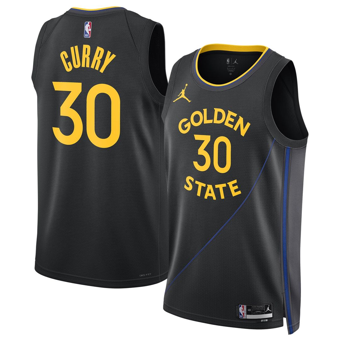 Stephen Curry Golden State Warriors Jordan Brand Unisex 2024/ 25 Swingman Jersey - Statement Edition - Black | NBA Fan Gear