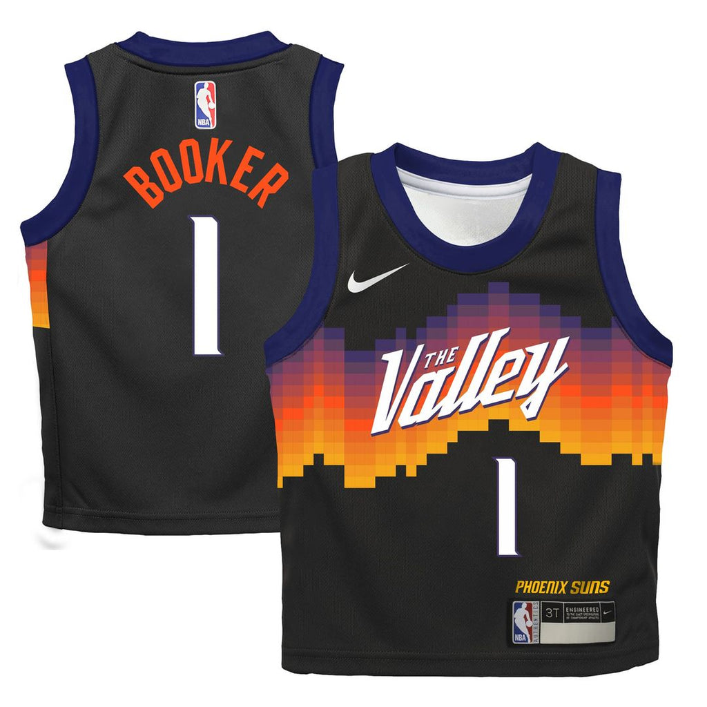 Devin Booker Phoenix Suns Nike Infant 2025/ 26 City Edition Swingman Jersey - Black | NBA Fan Gear