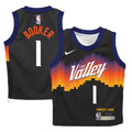 Devin Booker Phoenix Suns Nike Infant 2025/ 26 City Edition Swingman Jersey - Black | NBA Fan Gear