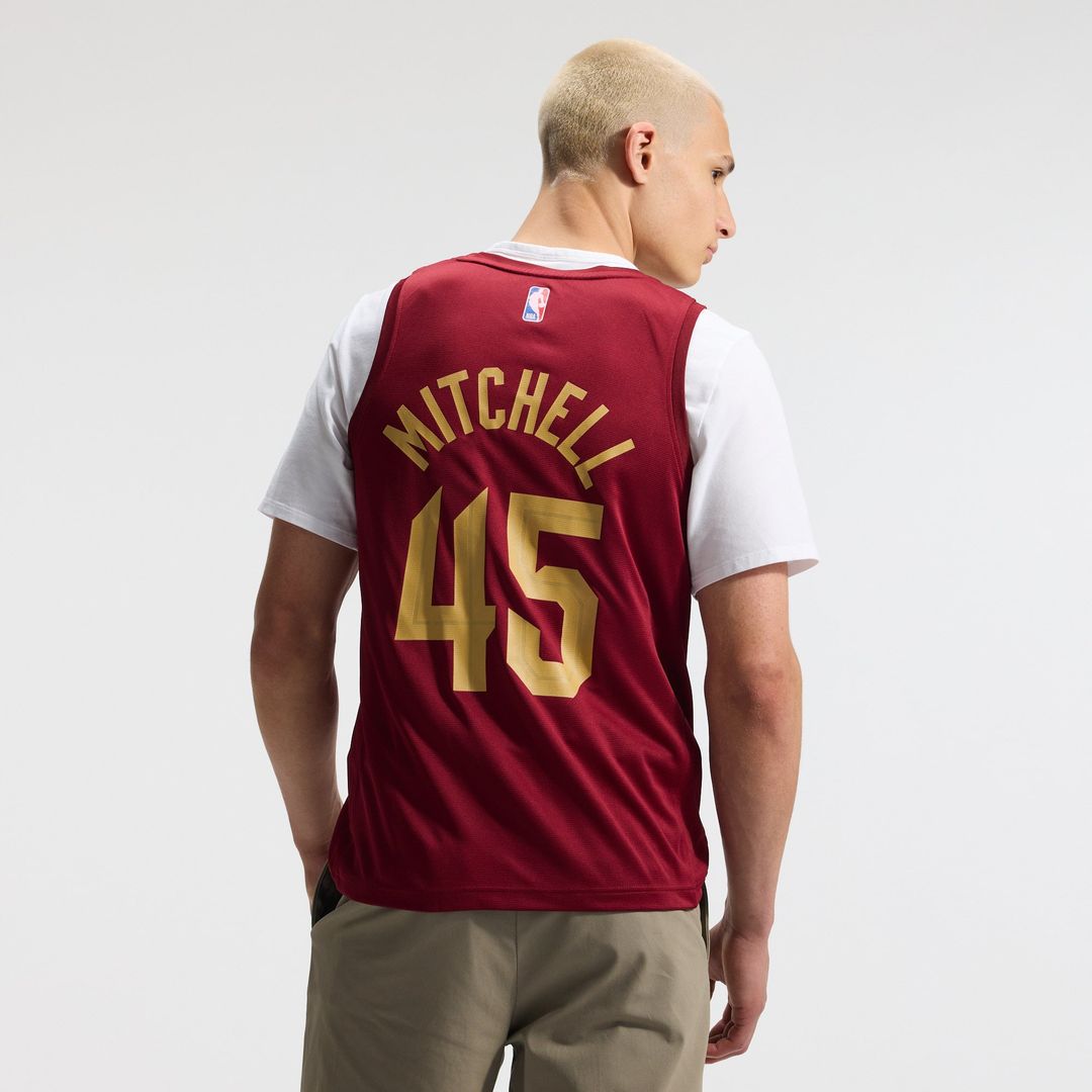 Donovan Mitchell Cleveland Cavaliers Fanatics Fast Break Replica Jersey - Icon Edition - Wine | NBA Fan Gear