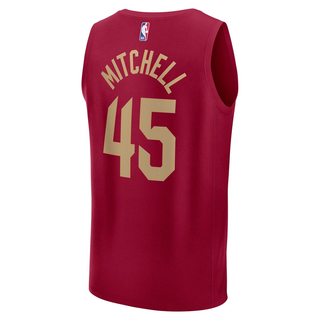 Donovan Mitchell Cleveland Cavaliers Fanatics Fast Break Replica Player Jersey - Icon Edition - Wine | NBA Fan Gear