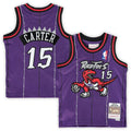 Vince Carter Toronto Raptors Mitchell & Ness Infant 1998/ 99 Hardwood Classics Retired Player Jersey - Purple | NBA Fan Gear