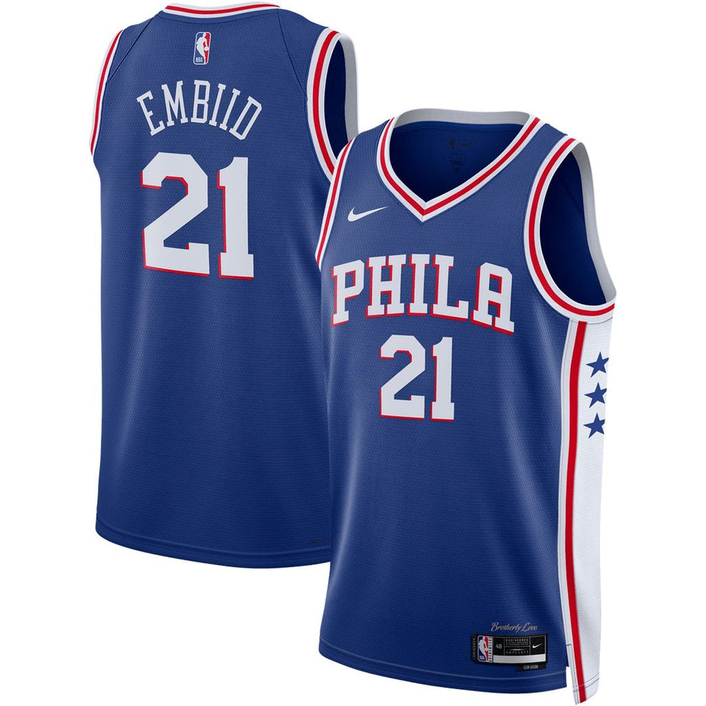 Joel Embiid Philadelphia 76ers Nike Unisex Swingman Jersey - Icon Edition - Royal | NBA Fan Gear