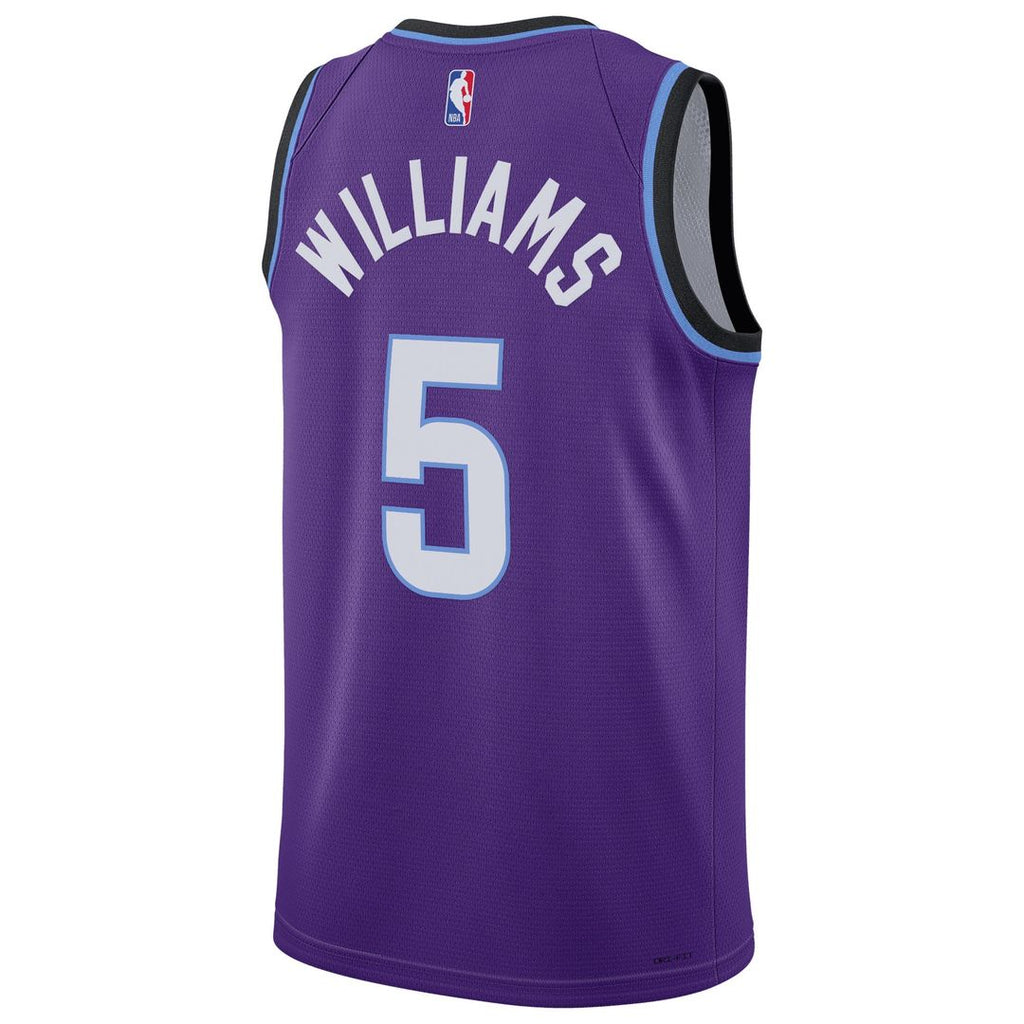 Cody Williams Utah Jazz Nike Unisex Swingman Jersey - Icon Edition - Purple | NBA Fan Gear