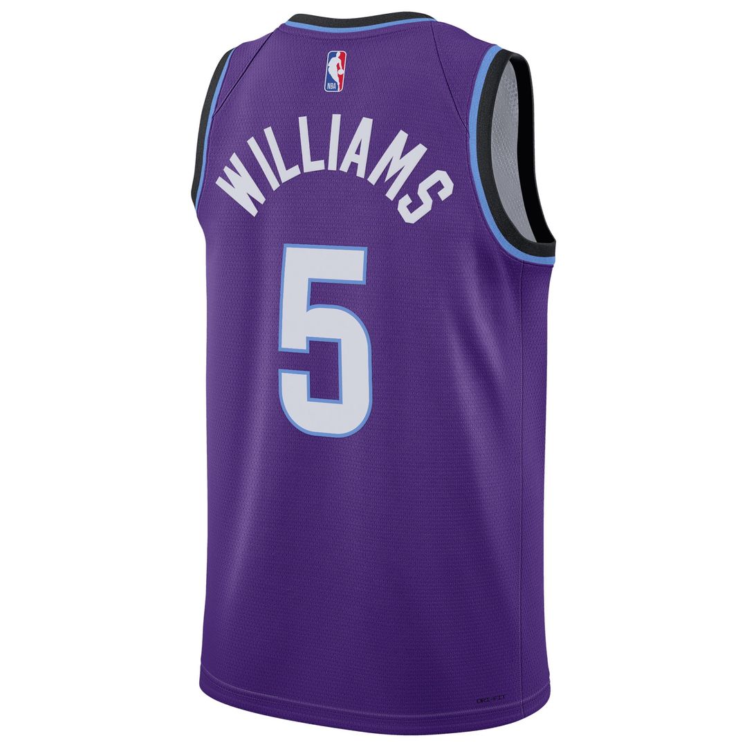 Cody Williams Utah Jazz Nike Unisex Swingman Jersey - Icon Edition - Purple | NBA Fan Gear