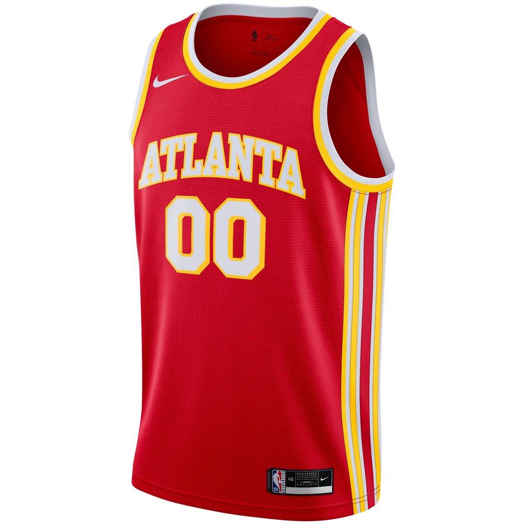 Atlanta Hawks Nike 2020/ 21 Swingman Custom Jersey - Icon Edition - Red | NBA Fan Gear