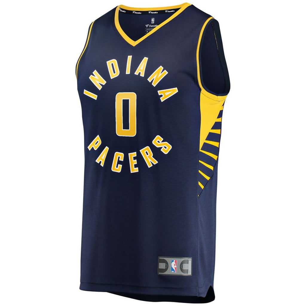 Tyrese Haliburton Indiana Pacers Fanatics Youth 2021/ 22 Fast Break Replica Jersey - Icon Edition - Navy | NBA Fan Gear