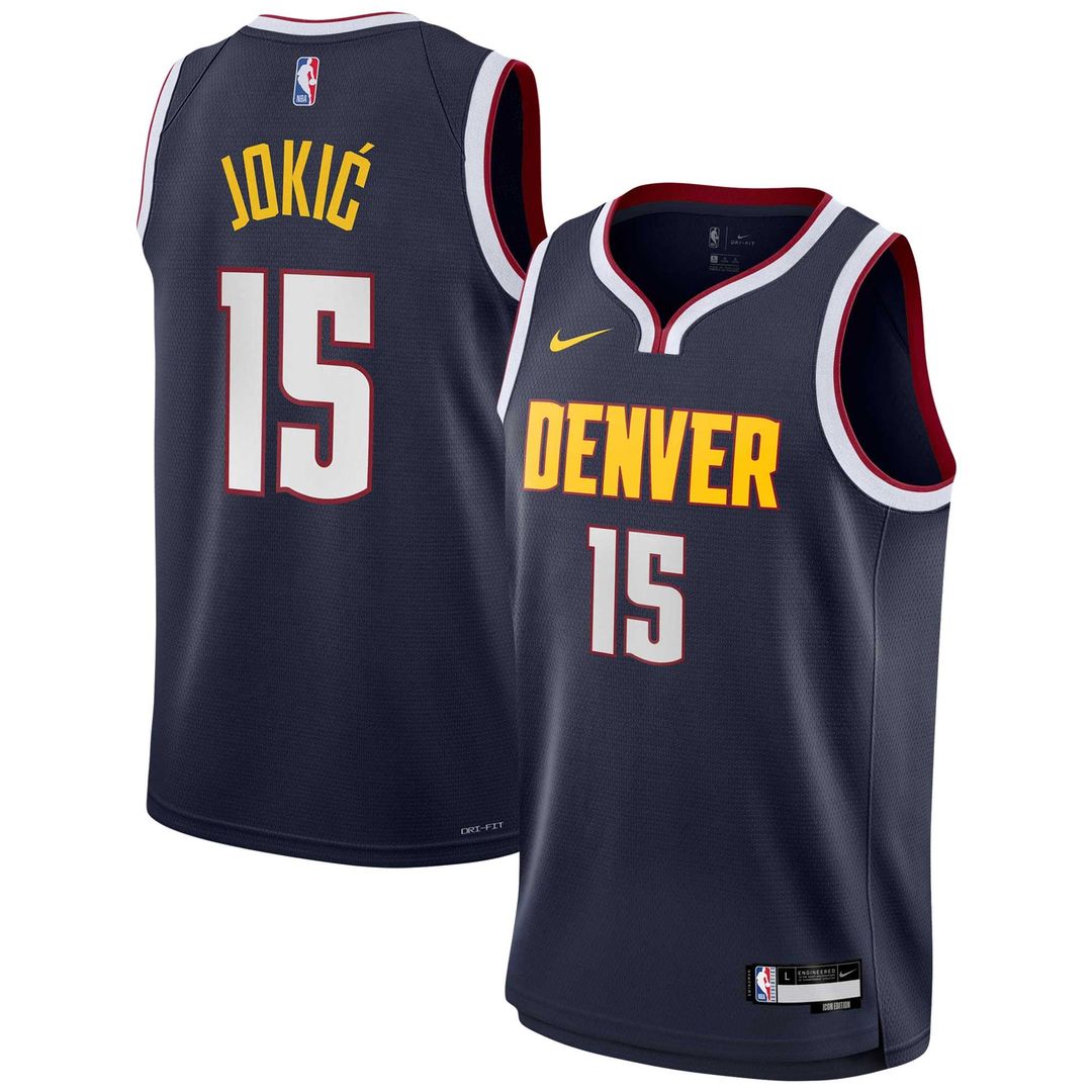Nikola Jokic Denver Nuggets Nike Youth Swingman Jersey - Icon Edition - Navy | NBA Fan Gear