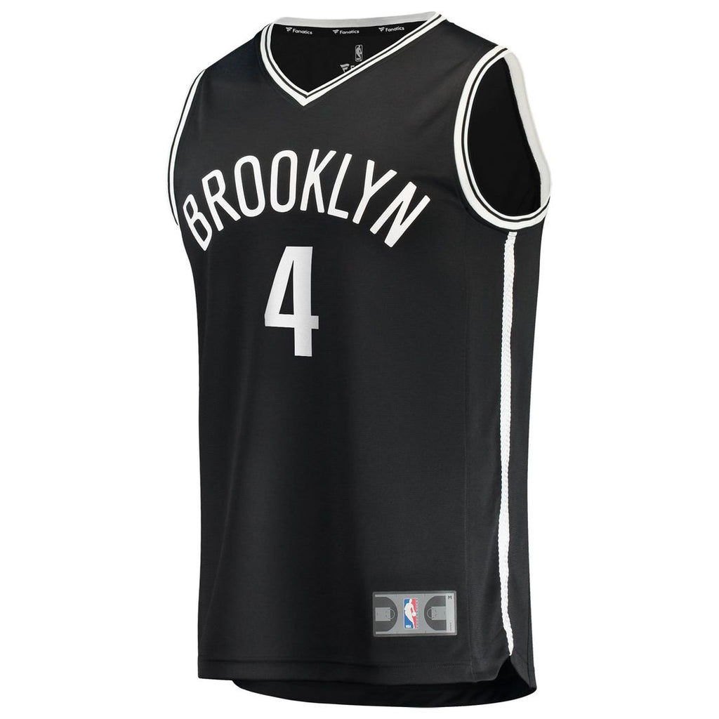 Drake Powell Brooklyn Nets Fanatics Youth Fast Break Replica Jersey - Black - Icon Edition | NBA Fan Gear