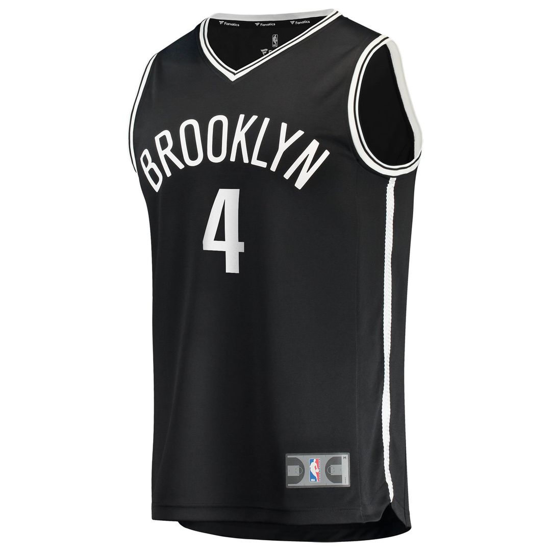 Drake Powell Brooklyn Nets Fanatics Youth Fast Break Replica Jersey - Black - Icon Edition | NBA Fan Gear