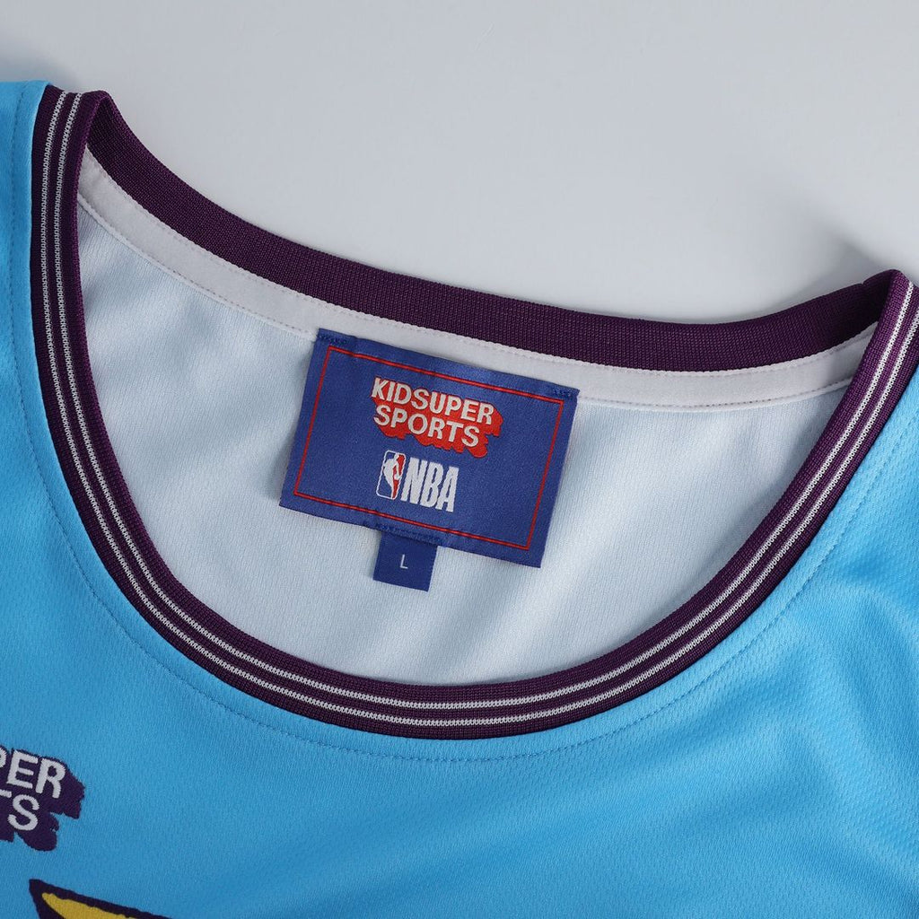 Sacramento Kings NBA & KidSuper Studios by Fanatics Unisex Hometown Jersey - Blue | NBA x KidSuper Fan Gear