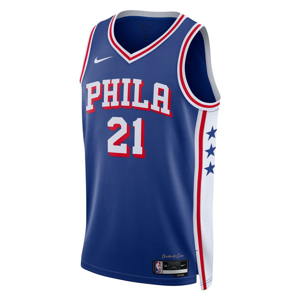 Joel Embiid Philadelphia 76ers Nike Youth Swingman Jersey - Icon Edition - Royal | NBA Fan Gear