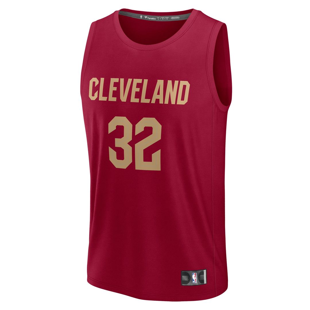 Dean Wade Cleveland Cavaliers Fanatics Fast Break Player Jersey - Icon Edition - Wine | NBA Fan Gear