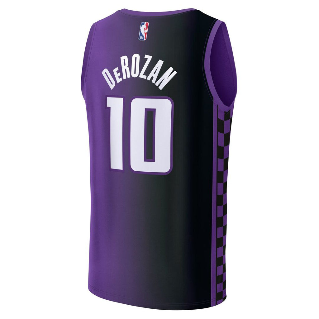 DeMar DeRozan Sacramento Kings Fanatics Fast Break Replica Jersey - Statement Edition - Purple | NBA Fan Gear