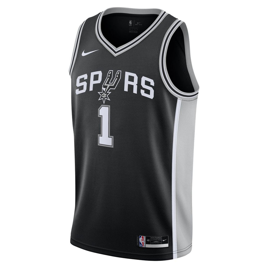 Victor Wembanyama San Antonio Spurs Nike Youth Swingman Jersey - Icon Edition - Black | NBA Fan Gear