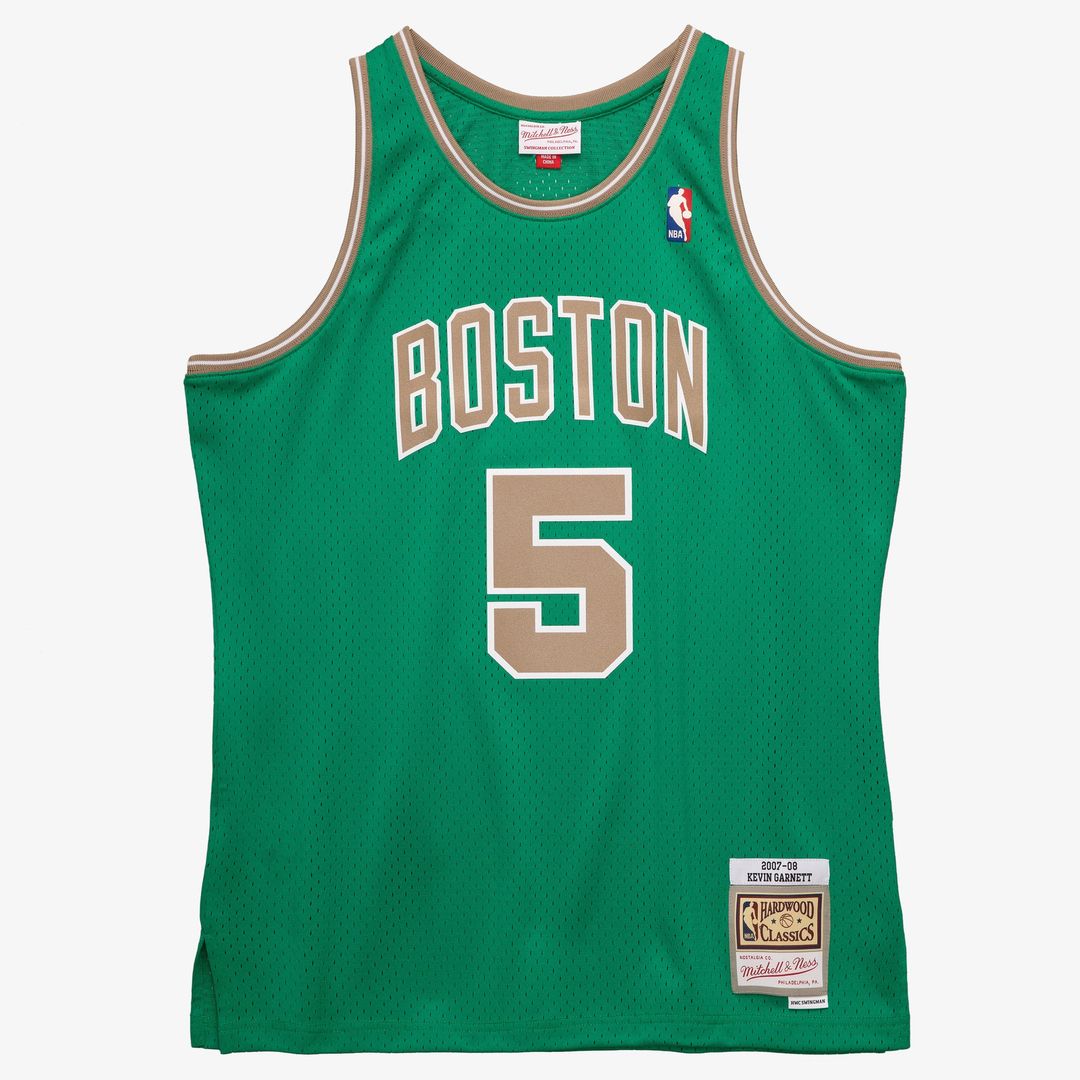 Kevin Garnett Boston Celtics Mitchell & Ness 2007-08 Hardwood Classics Swingman Jersey - Kelly Green | NBA Fan Gear