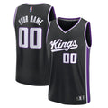 Sacramento Kings Fanatics Youth Fast Break Custom Replica Jersey - Black - Icon Edition | NBA Fan Gear