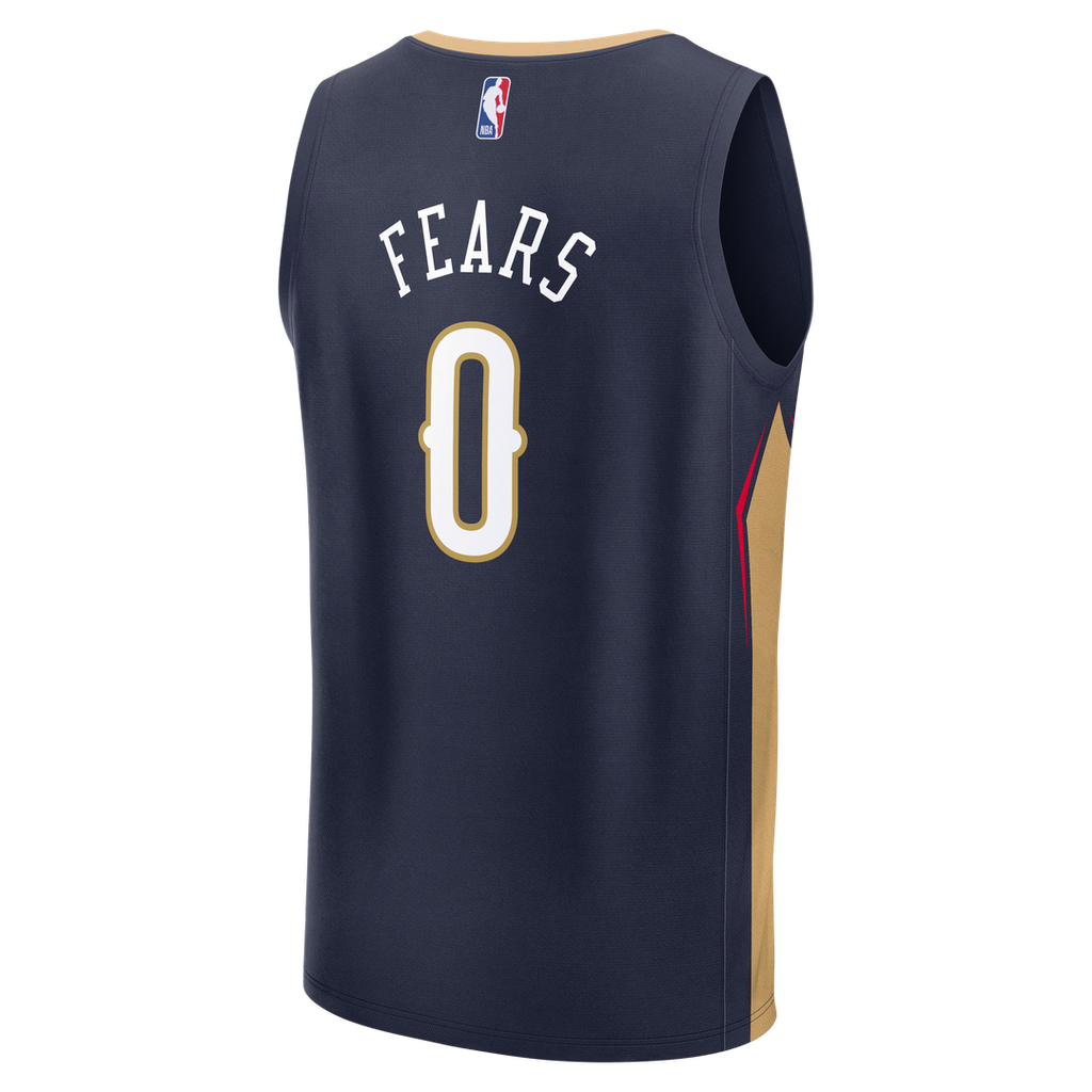 Jeremiah Fears New Orleans Pelicans Fanatics Fast Break Replica Jersey - Navy - Icon Edition | NBA Fan Gear
